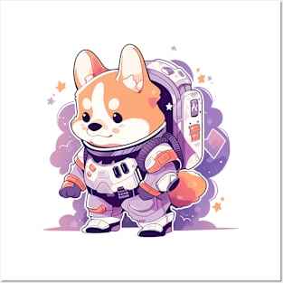 space corgi Posters and Art